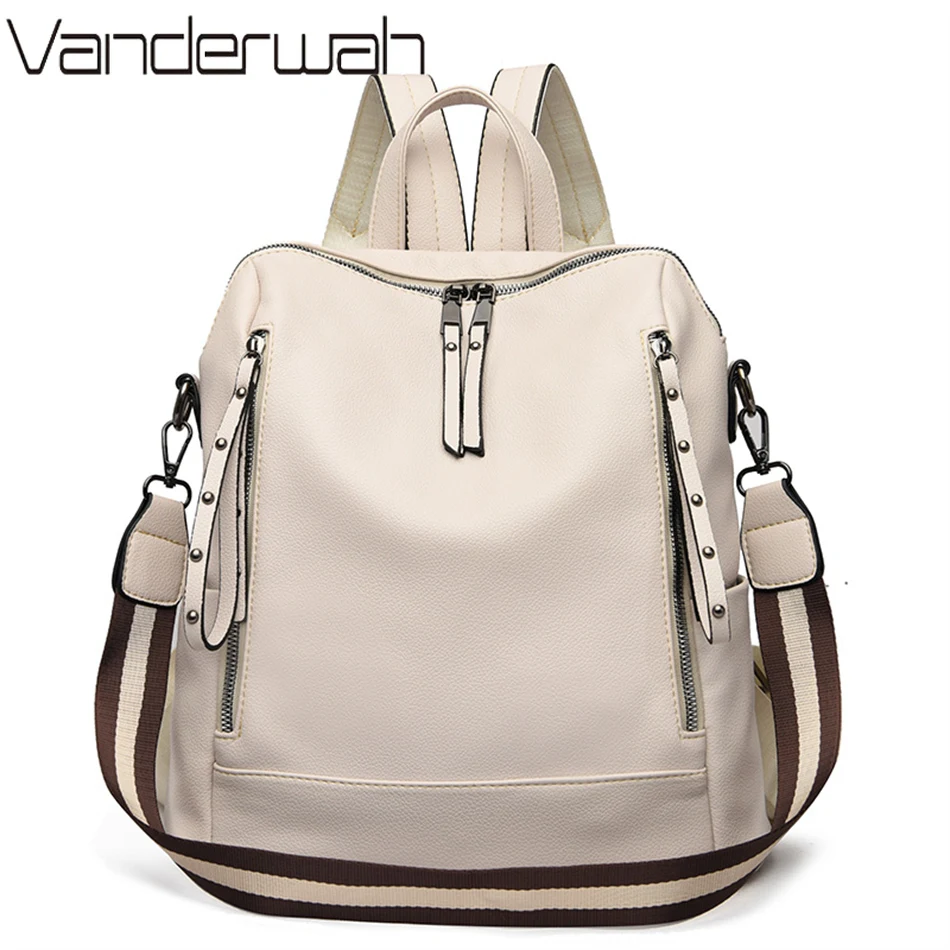 Genuine Leather Backpack - Sac à Dos de marque de