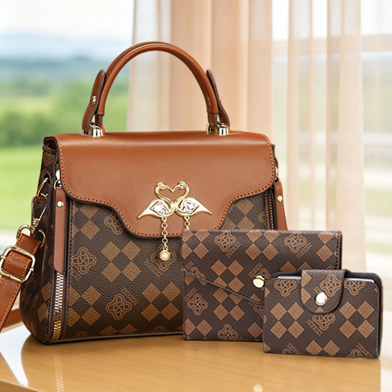 Luxurious Bag - Ensemble de 3 sacs pour femme,