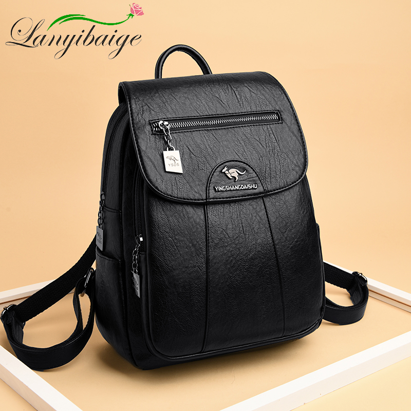 Genuine Leather Backpack - Nouveau Sac à Dos Femme 2026