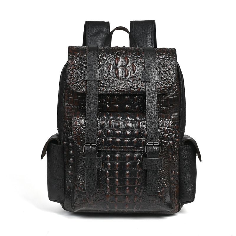Genuine Leather Backpack - Nouveau Sac à Dos Homme 2026