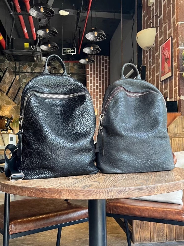 Sac à dos décontracté en peau  - Genuine Leather Backpack avis et prix