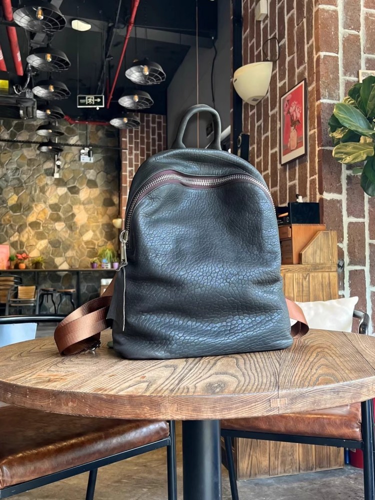 Sac à dos décontracté en peau  - Genuine Leather Backpack avis et prix