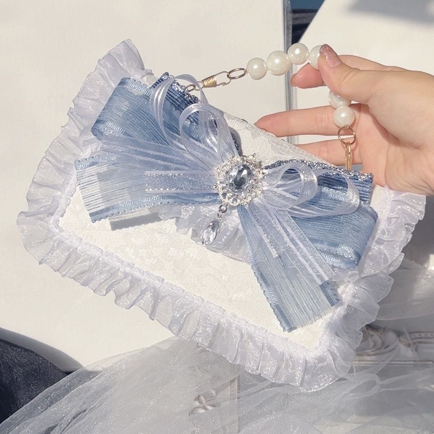 Sac à Main en Dentelle Lolita  - Luxury Bags Blue avis et prix