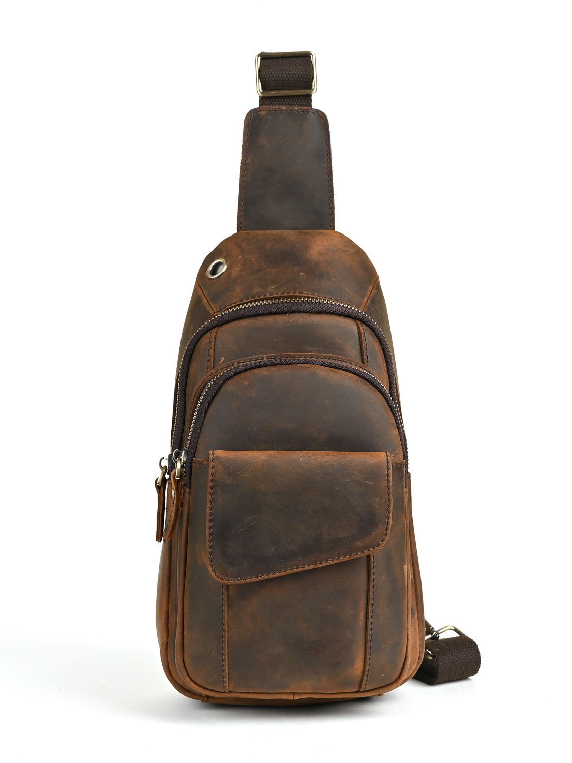 Sac de Poitrine Multifonctionn - Genuine Leather Backpack avis et prix