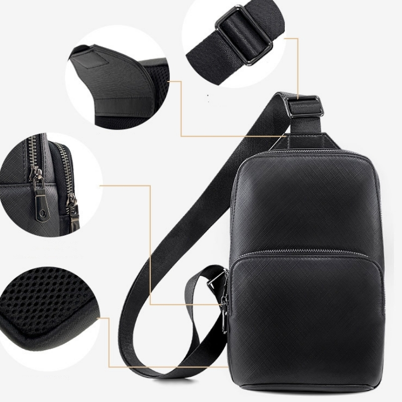 Sac à bandoulière en cuir véri - Genuine Leather Backpack avis et prix