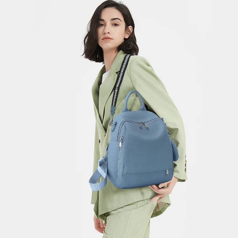 Zency – sac à dos en cuir véri - Genuine Leather Backpack avis et prix