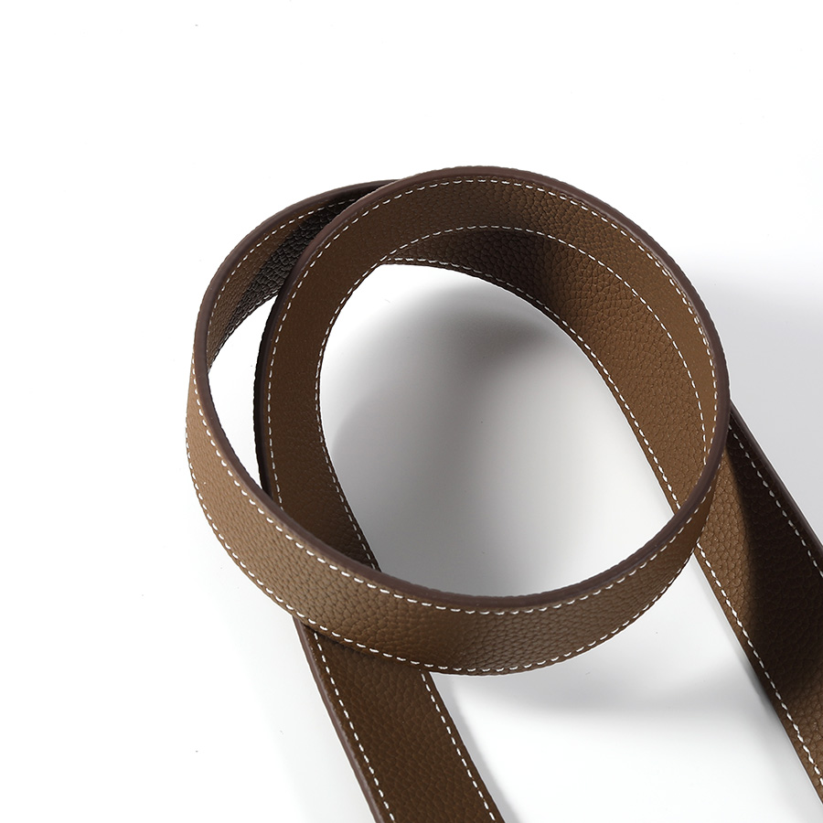 Cuir complet Togo Etoupe cuir  - Belt Bag Leather Wide avis et prix