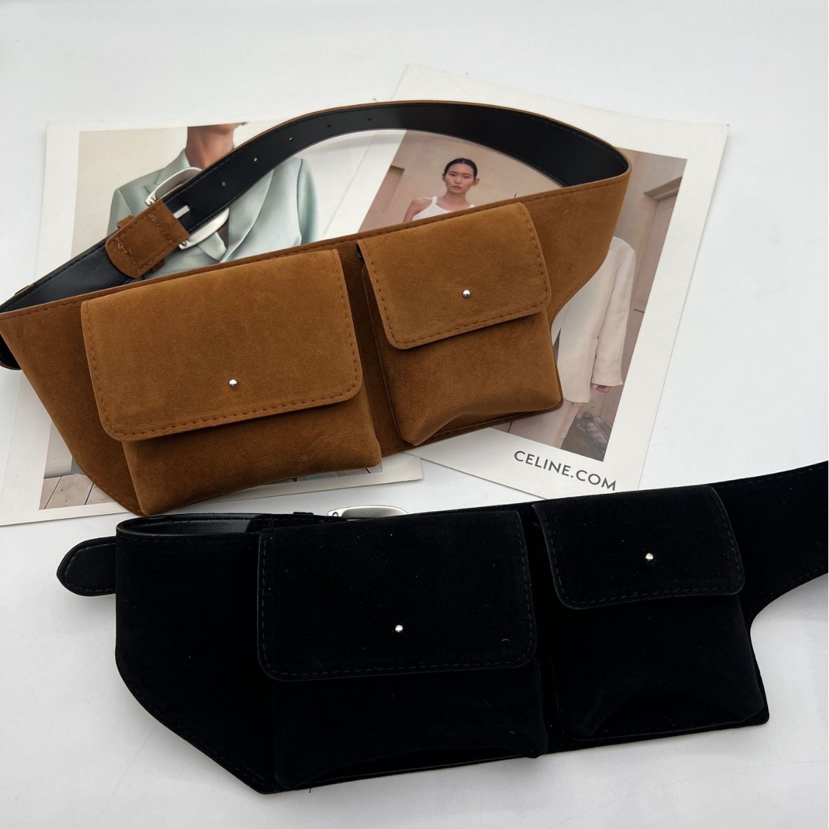 Sacs banane vintage en cuir PU - Belt Bag Leather Wide avis et prix