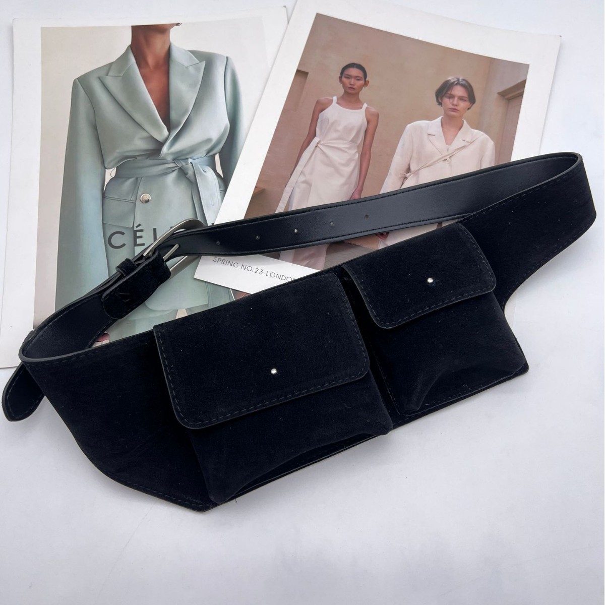 Sacs banane vintage en cuir PU - Belt Bag Leather Wide avis et prix