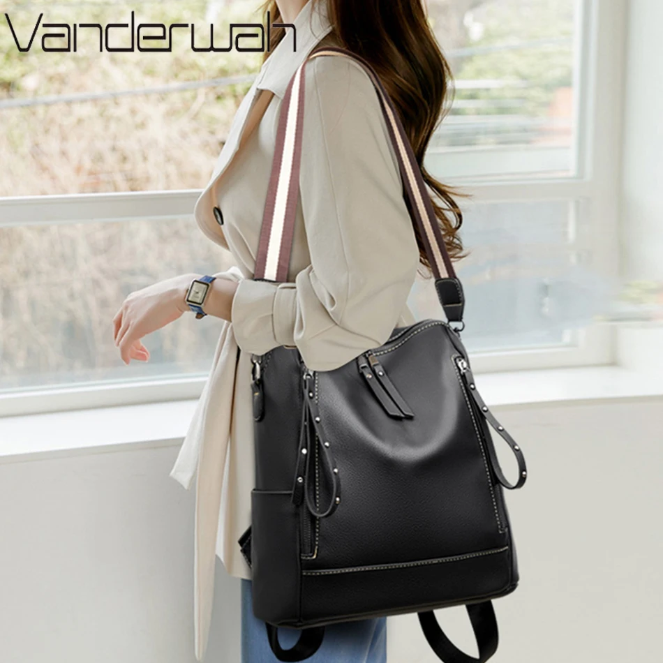 Sac à Dos de marque de luxe en - Genuine Leather Backpack avis et prix
