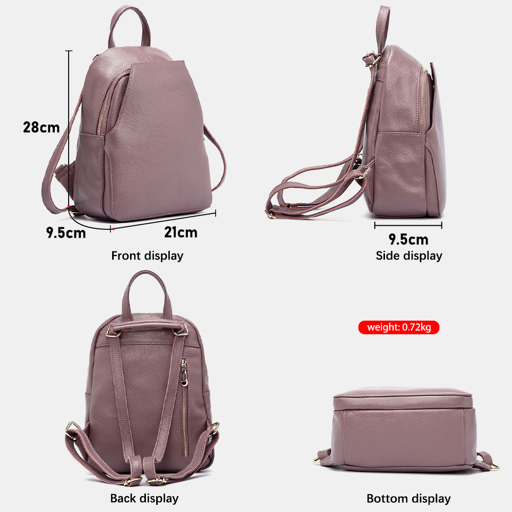 Zency Charm – sac à dos 100% c - Genuine Leather Backpack avis et prix
