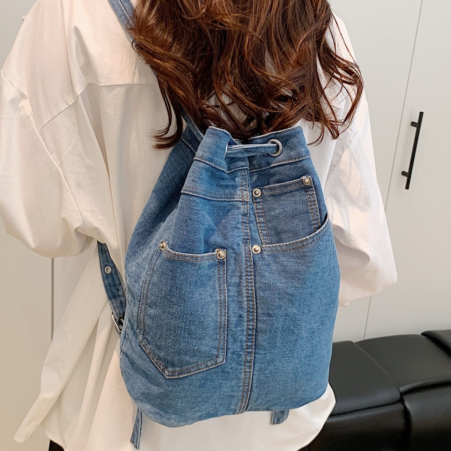 Sacs à dos en denim pour femme - Luxury Bags Blue avis et prix