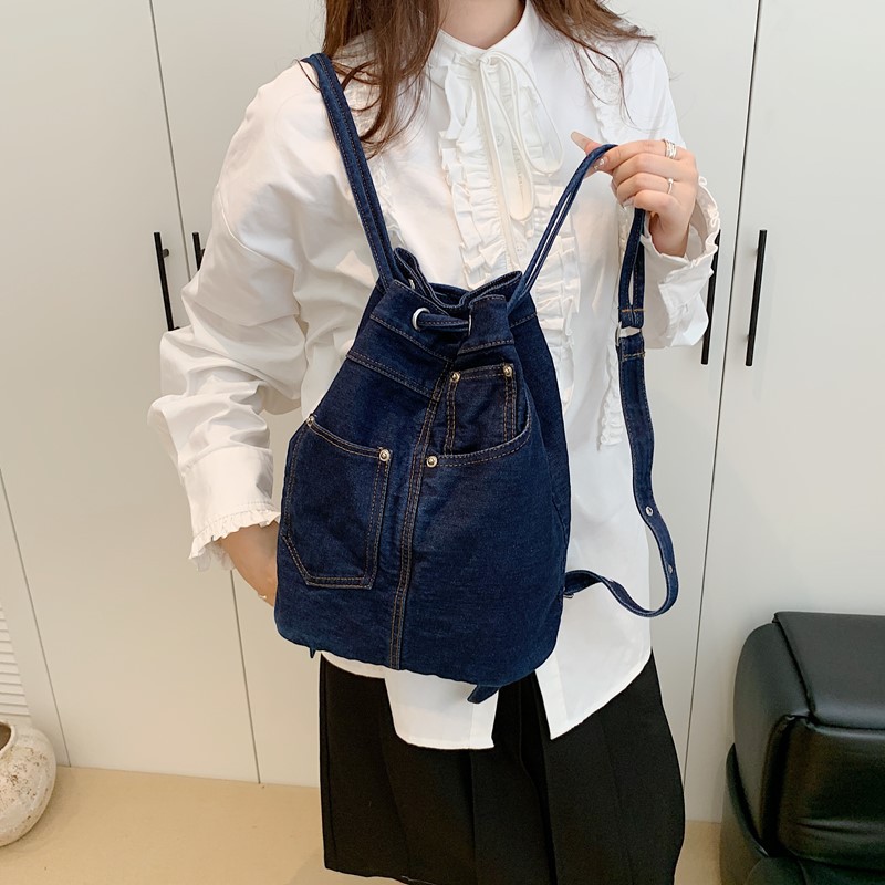 Sacs à dos en denim pour femme - Luxury Bags Blue avis et prix