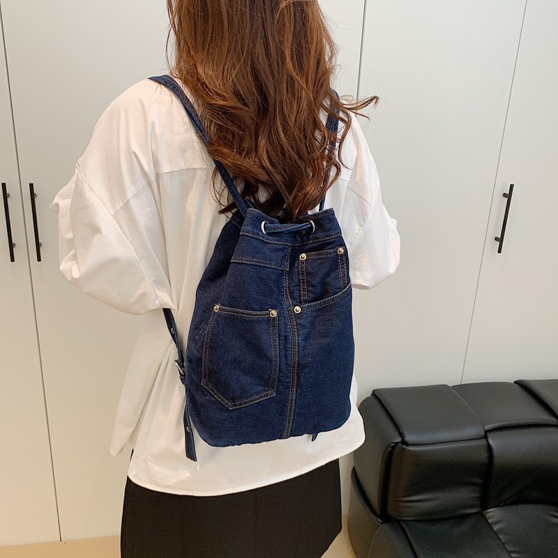 Sacs à dos en denim pour femme - Luxury Bags Blue avis et prix