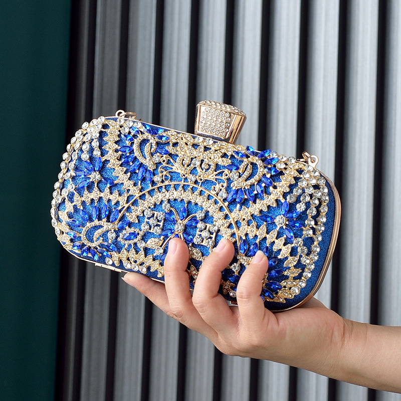Pochette de soirée bleue de lu - Luxury Bags Blue avis et prix