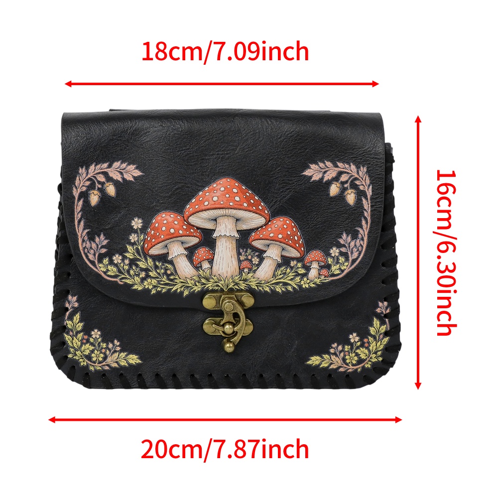 Sac banane en PU imprimé champ - Belt Bag Leather Wide avis et prix